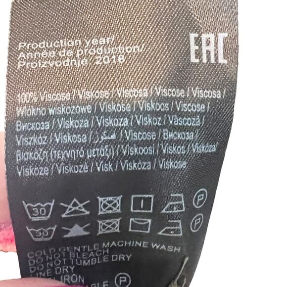 Junarose Women's Blouse US 20 Floral 100% Viscose Long Sleeve Plus Size - Picture 6 of 8